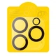 Защитное стекло Hoco 3D all-inclusive night shooting circle Lens glass set для камеры iPhone 14pro / 14pro Max - изображение 1