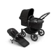 Універсальна коляска 2 в 1 Bugaboo Donkey 5 Mono шасі Black текстиль Midnight Black, 8717447298472 - зображення 1