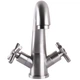 Cмеситель для умывальника двухвентильный GLOBUS LUX DUKAT SD4-401 сатин нержавеющая сталь 000024963 - изображение 5