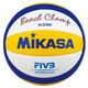 Мяч для пляжного волейбола Mikasa VLS300 №5 Бело-синий - изображение 1
