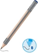 Набор карандашей для обучения письму Pelikan Griffix Ergonomic B мягкие х 2 шт (817028) - изображение 3