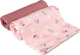 Набор муслиновых пеленок Canpol Babies Bonjour Paris 70х70 см 2 шт Розовый (26/901_pin) - изображение 3