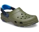 Мужские кроксы Crocs 206340-3C7 41-42 (m8/w10, 265 мм) темно-зеленые - изображение 3