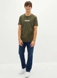 Мужская футболка LC Waikiki Mutation M Хаки (LCW T-shirt -8398) - изображение 4