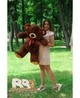 Ведмедик плюшевий сидячий BigBears 100 см. Шоколадний КІ-162-0123 - зображення 1