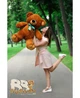 Ведмедик плюшевий сидячий BigBears 100 см. Коричневий КІ-156-0123 - зображення 3