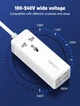 Сетевое зарядное устройство LDNIO SC1418 |2Type-C/2USB, 65W/5A, PD/QC4.0+| с розеткой и кабелем 2м. White - изображение 8