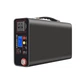 Перетворювач напруги акумуляторний DC 12V/24V в AC 110V/220V з LCD дисплеєм та USB зарядна станція із сонячної панелі 18W EP-3018 300W 18Ah Чорний - зображення 2