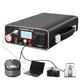 Перетворювач напруги акумуляторний DC 12V/24V в AC 110V/220V з LCD дисплеєм та USB зарядна станція із сонячної панелі 18W EP-3018 300W 18Ah Чорний - зображення 3