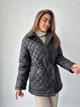 Стеганая женская куртка на кнопках K&ML 38 XS - S (42 - 44) Черный ( 38 - 01) - изображение 2