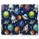 Чохол книжка, обкладинка для Samsung Galaxy Tab S (Намальовані планети) S2/S3/S4/S5e/S6/S6 Lite - зображення 5