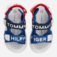 Дитячі сандалії для дівчинки Tommy Hilfiger Logo Velcro Sandal T1X2-32899-1590Y255 25 Сині (8052578179635) - зображення 4