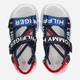 Підліткові сандалії для хлопчика Tommy Hilfiger Logo Velcro Sandal T3X2-32910-1590Y255 35 Сині (8052578197677) - зображення 4