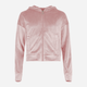 Bluza damska rozpinana streetwear welurowa Fila FAW0225-40024 S Różowa (4064556334220) - obraz 1