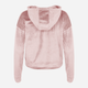 Bluza damska rozpinana streetwear welurowa Fila FAW0225-40024 S Różowa (4064556334220) - obraz 2