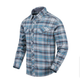 Рубашка Defender Mk2 PiLGrim Shirt Helikon-Tex Blue Plaid XS Тактическая - изображение 1