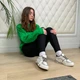 Женские кроссовки Violeta 38 24 см Бежево-черные (149-7-2) - изображение 3