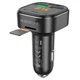 Автомобільний зарядний пристрій Borofone BC43 2 USB QC 18W 3A чорне з функцією FM-модулятора - зображення 6