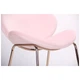 Стул AMF Alphabet E gold / pink - изображение 6