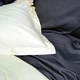 Постельное белье MERISET ДУЭТ MILK CHAMPAGNE/ANTHRACITE Premium Сатин однотон Полуторное 550345-1 - изображение 3