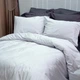 Постельное белье MERISET ДУЭТ PLATINUM/ANTHRACITE Premium Сатин однотон Семейное 550346-4 - изображение 2