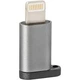 Адаптер Optima A3 MicroUSB to Lightning Aluminium - изображение 1