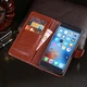 Чехол Idewei для iPhone 7 Plus / iPhone 8 Plus книжка кожа PU с визитницей коричневый - изображение 4