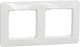 Рамка 2-постовая Schneider Electric Sedna Design Белая (SDD311802) - изображение 1