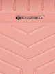 Чемодан средний M полипропилен с расширением Snowball 20103 67,5×47,5×26,5см 71+12л Розовое золото - изображение 15