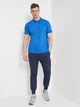 Поло длинное мужское Joma Bali II 100748.700 М Синее (9996999345103) - изображение 3