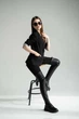 Солнцезащитные очки женские Megapolis 720 Black - изображение 5