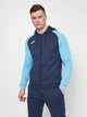 Спортивная кофта мужская Joma Academy Iv 101967.342 L Темно-сине-бирюзовая (8424309452544) - изображение 1