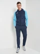 Спортивная кофта мужская Joma Academy Iv 101967.342 L Темно-сине-бирюзовая (8424309452544) - изображение 3