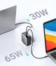 Двойное зарядное устройство UGREEN Nexode 100 Вт GaN II Tech USB C, зарядное устройство USB C, адаптер питания USB C. Совместимо с MacBook Pro/Air, iPad Pro/Air/Mini, iPhone 14/13/12, Galaxy S22, Lenovo, ASUS - изображение 4