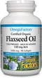 Natural Factors Omega Factors Flaxseed Oil 1000 mg 90 капсул - зображення 1