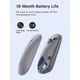 Бездротова безшумна миша UGREEN MU001 Portable Wireless Mouse Gray (90373) - зображення 5