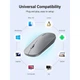 Бездротова безшумна миша UGREEN MU001 Portable Wireless Mouse Gray (90373) - зображення 6