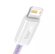 Кабель для зарядки Baseus CALD000505 Dynamic Series Fast Charging Lightning 2.4A 2м purple - изображение 2