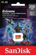 Карта пам'яті SanDisk microSDXC Extreme For Mobile Gaming 256GB Class 10 UHS-I (U3) V30 A2 W-130MB/s R-190MB/s Без адаптера (SDSQXAV-256G-GN6GN) - изображение 2