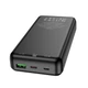 Зовнішній аккумулятор HOCO J87A Tacker PD20W+QC3.0 power bank(20000mAh) Black - зображення 3
