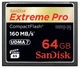 Карта пам'яті SanDisk Extreme CompactFlash Extreme Pro 64GB 64GB V20 до 160 МБ/с до 150 МВ/с (SDCFXPS-064G-X46) - зображення 2