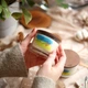 Ароматична ванільна свічка у склі з дерев'яним гнітом 170 гр - зображення 5