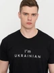Футболка Sol's Imperial 190 I'Am Ukrainian 11500309/138 XXL Чорна (3609374915391) - зображення 4