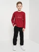 Детские брюки для мальчика Coccodrillo Funny Time Kids ZC2119601FTK-021 116 см Чёрные (5904705999353) - изображение 3