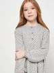 Детское платье для девочки Minoti Kindness 5 37072JNR 98-104 см Серое (5059030906719) - изображение 4