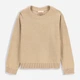 Детский свитер для девочки Coccodrillo Basic Girl ZC2172101BAG 128 см Бежевый (5904706044540) - изображение 5