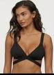 Верхня частина купальника H&M 0542464 36 (В70) Чорна - зображення 1