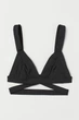 Верхня частина купальника H&M 0542464 36 (В70) Чорна - зображення 2