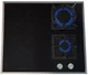 Варочная поверхность комбинированная Luxor GI 67 SS MY Booster защитная окантовка + металлический уголок для подключения в подарок, черный, нержавеющая сталь, прочие цвета - изображение 2