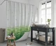 Шторка для ванной Tropik Drop Green зеленая 180*200 см BS-5020-V1 - изображение 3